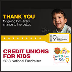 NAFCU is accepting donations for Children's Miracle Network through September